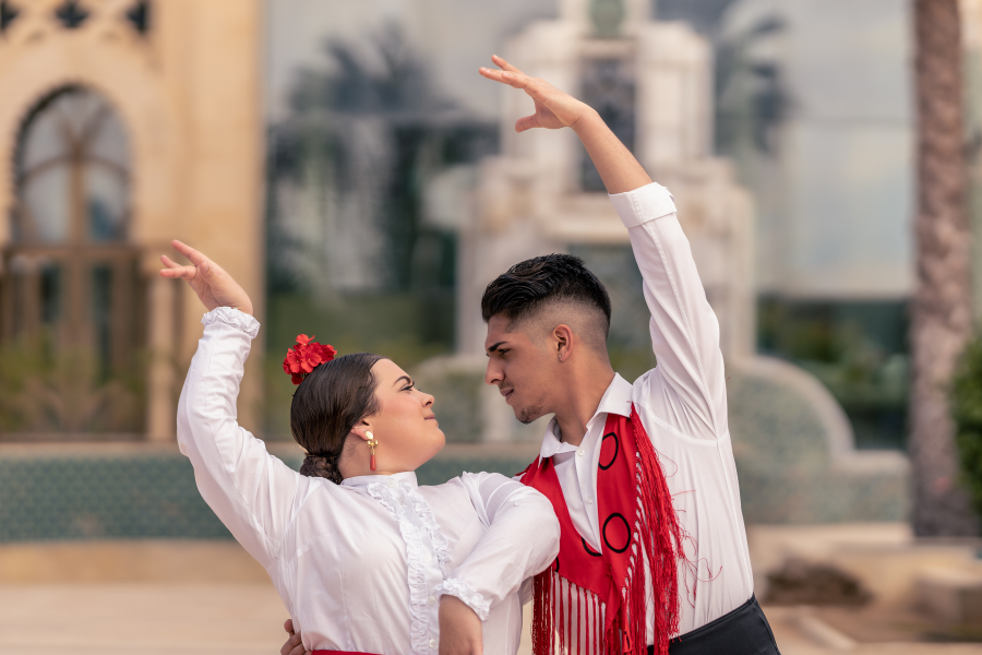 Braceo y floreo, técnicas de baile flamenco